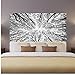 PANDABOOM 2 szt. czarne gałęzie drzewa 3D wezgłowie naklejka ścienna pokój sypialnia naklejka ścienna łóżko winyl dekoracja domu 45 x 180 cm