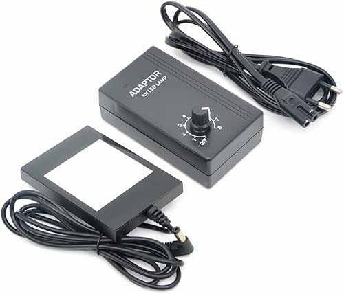 Microscopio ajustable 110-240V retroiluminado llevó la fuente de iluminación del microscopio trinocular binocular de la placa ligera los 50X50MM