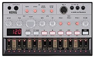 Korg volca bass analogue bass step sequencer Powerful analogue bass sound Next generation of bass synthesizer Loop sequencer distilled from the electribe Built-in speaker, compact size and battery powered operation