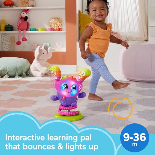 Fisher-Price HLM48 Baby & Toddler Learning Toy Dj Bouncin’ Star With Music Lights & Bouncing Action thumb #1