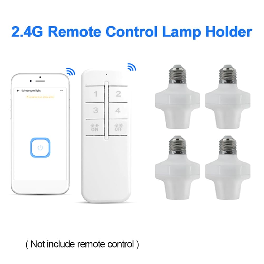 E27 Télécommande sans Support de Lampe Adaptateur D'Ampoule Intelligente Support de Lampe LED Dispositif Intelligent pour Ampoule LED