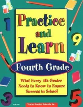 Paperback Practice and Learn: Fourth Grade Book