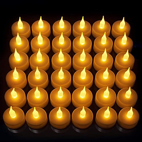 SHIVAMKRAFT 12 Piece Acrylic Led Decorative Tea Light Candles Perfect For...