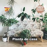  2023 Calendario Planta de casa: 12 Meses, Tamaño 21,5x21,5 cm, con festivos en españa, ideas de regalo de aniversario para hombre, mujer, madre, padre.