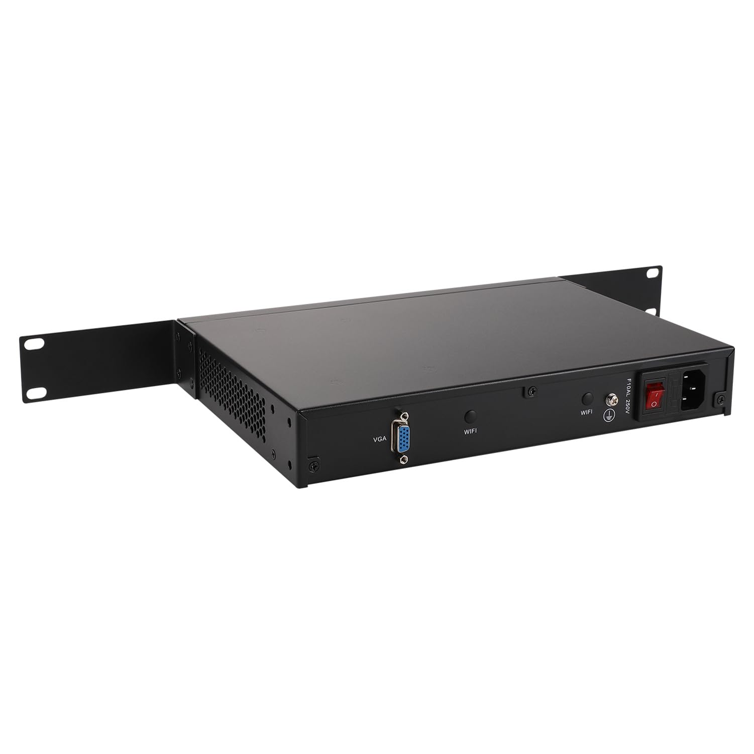 Firewall Hardware, PFSense, Mikrotik, VPN, Network Security Appliance, Router PC, Atom D525, RS01, 4 x Gigabit LAN, 2 x USB, COM, VGA, Fan, 0 RAM, 0 Storage, Barebone No System