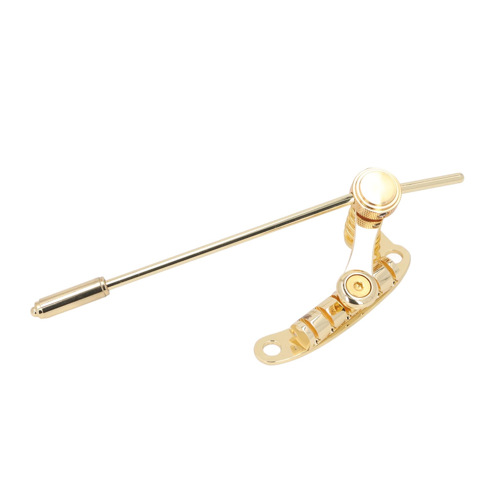 Gitara Elektryczna Vibrato Tailpiece Tremolo, Gold Aluminium Stop Compatible, Ulepszone Podtrzymanie i Rezonans, System Regulacji Precyzyjnej, łatwa Bezpośrednia Instalacja, Wszechstronna