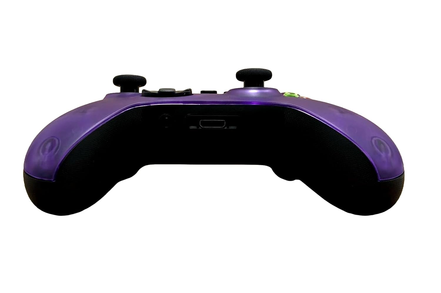 Clear Transparent Purple Custom Wireless Controller Compatible with Xbox Series X/S, Xbox One, Xbox One S and Windows 10