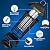 Bug Zapper Outdoor, 4200V Electric Mosquito Zapper, Bug Zapper Outdoor, Fly Traps, Fly Zapper, Mosquito Killer Indoor 3 Prong Plug, 90-130V, ABS Plastic Outer