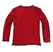 Burt's Bees Baby Baby T-Shirt, Long Sleeve V-Neck and Crewneck Tees, 100% Organic Cotton, Cranberry, 6-9 Months