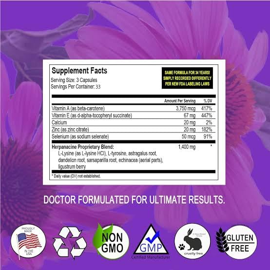 Herpanacine 742710011005 Supplements