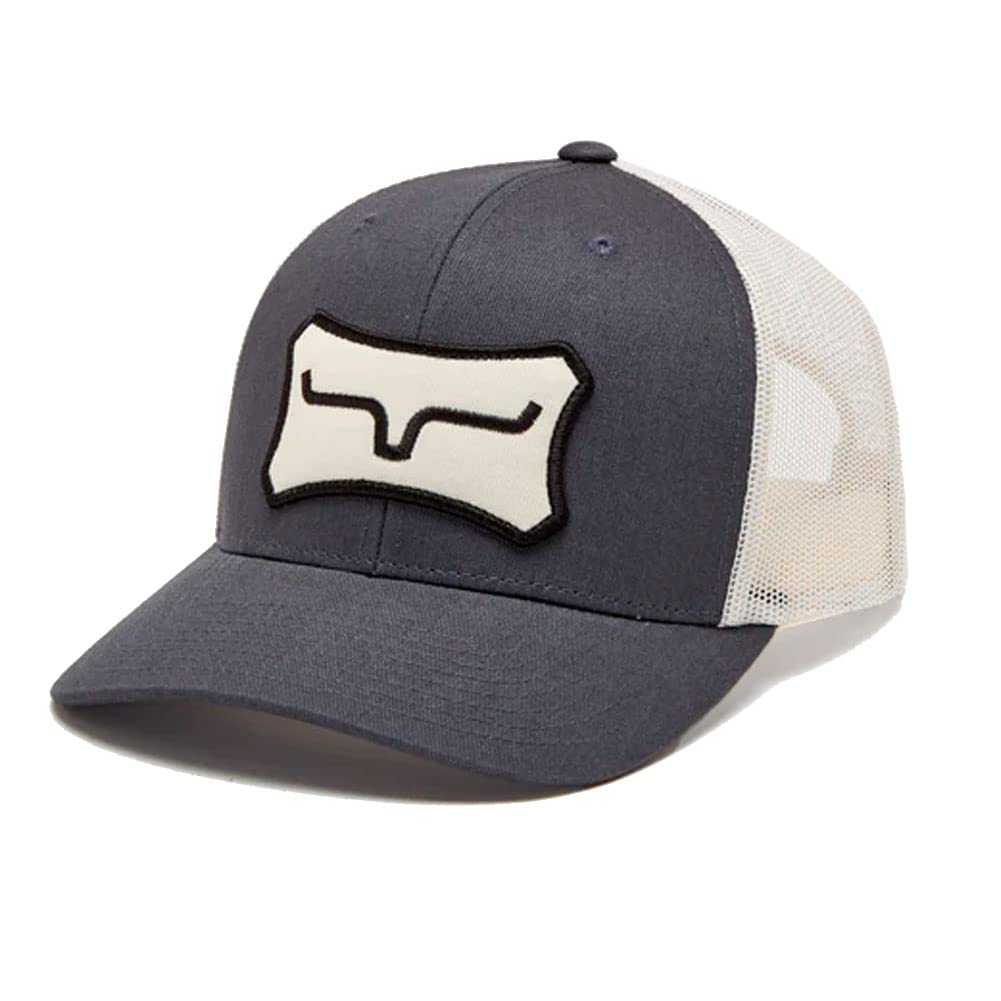 Kimes Ranch Men's Boneyard Trucker Adjustable Snapback Mid-Profile Logo Cap