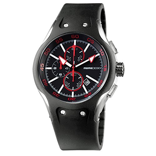 Montre MOMO Design MD1001 homme noir rouge montre sport quartz