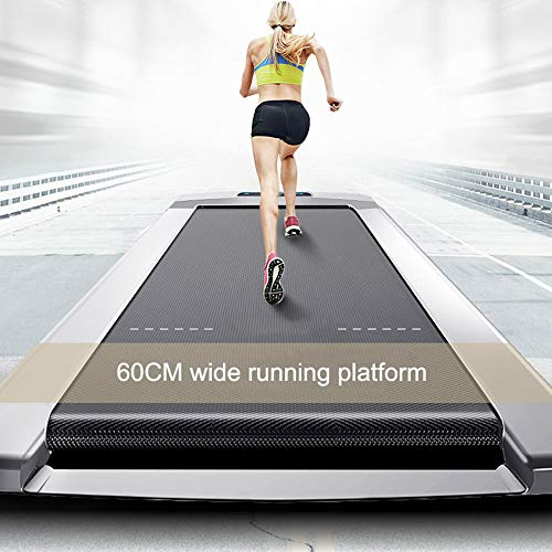 Image of Folding Treadmills Foldable Electric Treadmill Home Small Ultra-Thin Silent Walking Hine Led Display, 1-6Km /H, with Remote Control