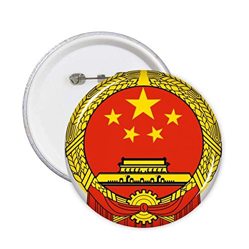 Emblème National de Chine badge à épingle bouton rond XL pour veste