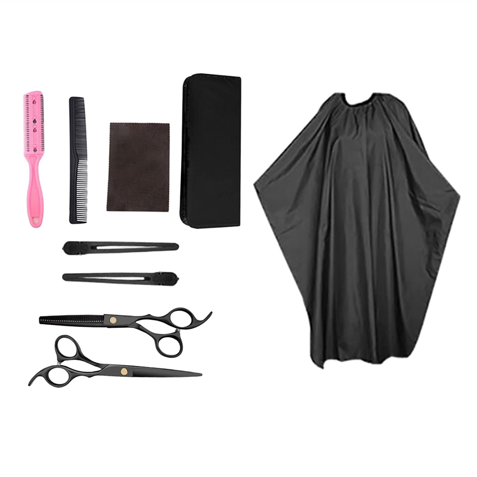 Tijeras Peluqueria/Tijeras Pelo 8x Cortas de corte de pelo Cortes de pelo Peluquería Tijeras de adelgazaje Cabo de salón Tijeras para Cortar Cabello