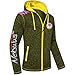 Produktbild Nebulus Herren Fleecejacke NORSKA, warme Fleece Jacke, mit langem Full-Zip Reißverschluss, Gap-grün Mel - XL