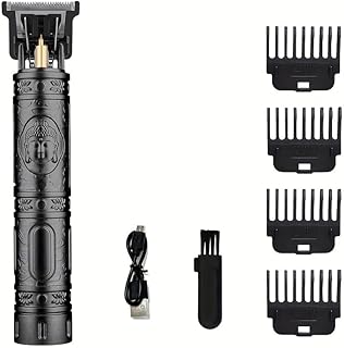Men's Hair Clippers,Cordless Hair Trimmers,Professional Grooming Kits,Precision Trimmers,Sharp and Easy to Use,Men's Grooming Sets (Black)