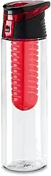 Garrafa Detox 740 ml com Infusor Splash TopGet (Vermelho)