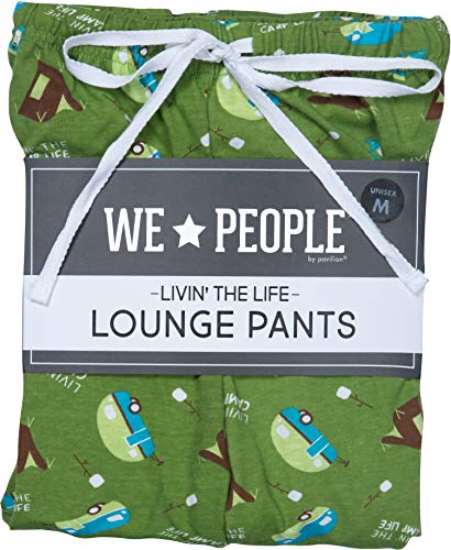 Pavilion Gift Company Camp Life-M Green Unisex Lounge Pants4
