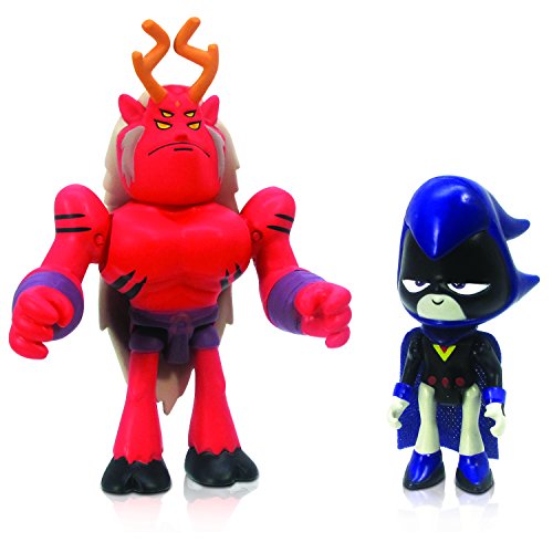 Teen Titans Go Raven Figur mit Trigon, 6,9 cm