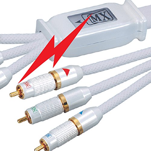 Image of MX 3 RCA Male to 3 RCA Male Audio Cable - 5m, Digital Signal, Shielded for Strong EMI Protection, Ideal for Audio, Home Theater, and DJ Equipment