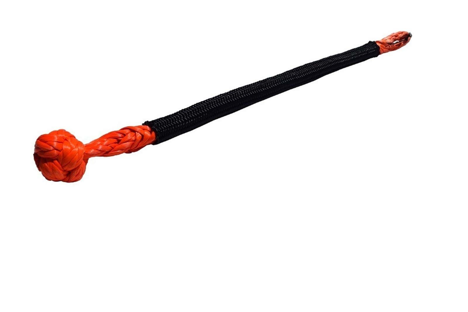 Winch Rope, 10mm*120mm Orange Rope Shackle,3/8inch Synthetic Shackle Soft Shackles for Offroad,Yacht,ATV UTV SUV