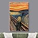 wall26 Canvas Print Wall Art The Scream by Edvard Munch People Historic Illustrations Fine Art Traditional Scenic Colorful Dark for Living Room, Bedroom, Office - 12