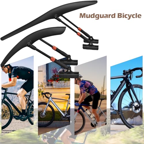 Garde-boue vélo 700C design épuré haute performance avec feu LED