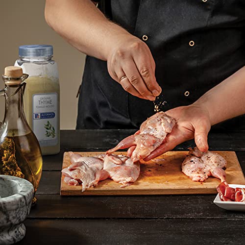 Mccormick Culinary Ground Thyme, 11 Oz - One 11 Ounce Container Of Ground Thyme Seasoning, Best With Chowders And Soups, Meat, Seafood, Mashed Potatoes And More #TOP5