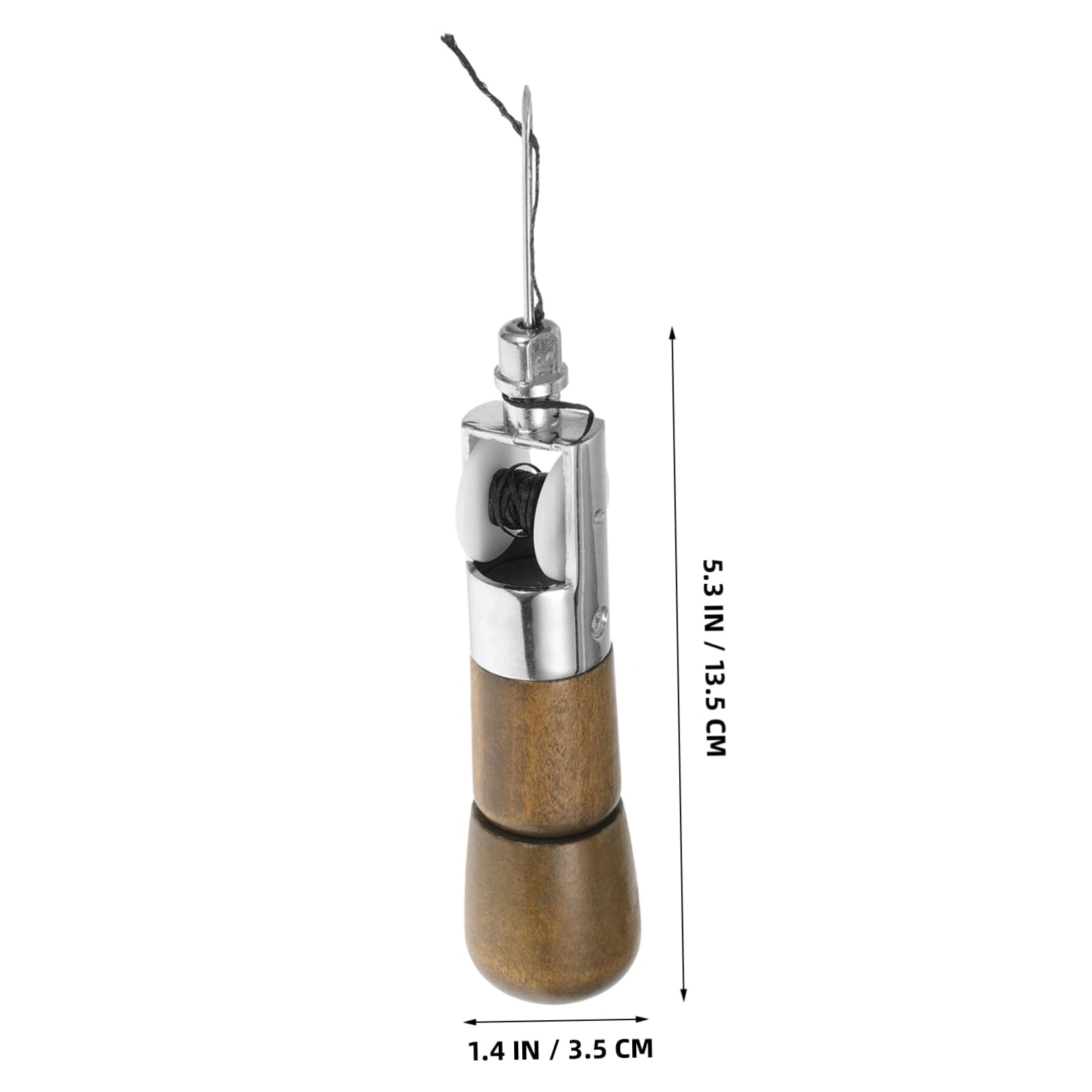 SHINEOFI Kit Attrezzi Cucito Pelle Punteruolo Metallico per Riparazione e Lavorazione della Pelle, Strumento Manuale per Fai-da-te e Creazione di Braccialetti in Pelle