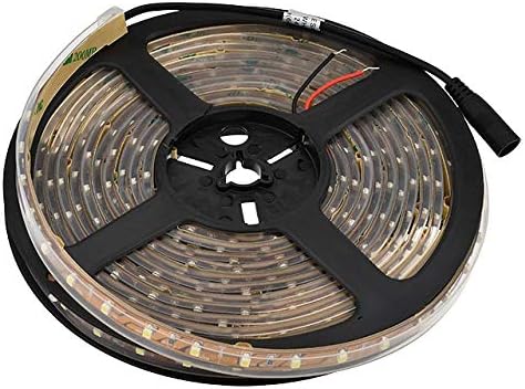 Miniatura 2 de Tira de cinta flexible impermeable de 16.4 pies con 300xSMD3528 LED en funda de silicona de 12 voltios, color blanco, 2047WH
