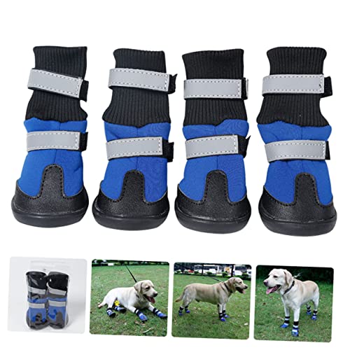 Chaussures de neige pour chien antidérapantes et bottes chaudes imperméables