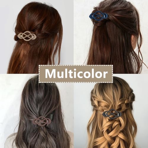 4 piezas pinzas para cabello estilo vintage francés miniatura 5
