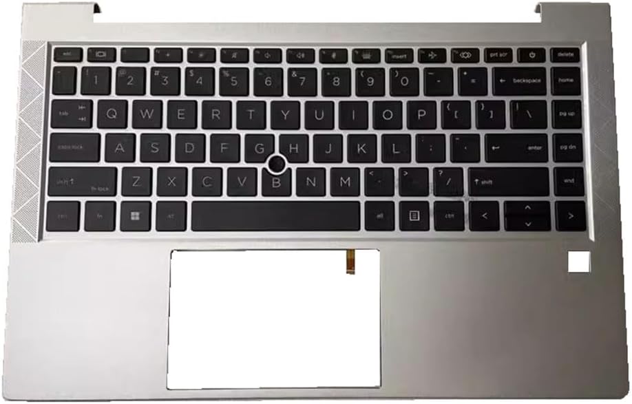 Laptop PalmRest&Keyboard for HP EliteBook 845 G8 M52490-001 with Backlit United States US Silver New