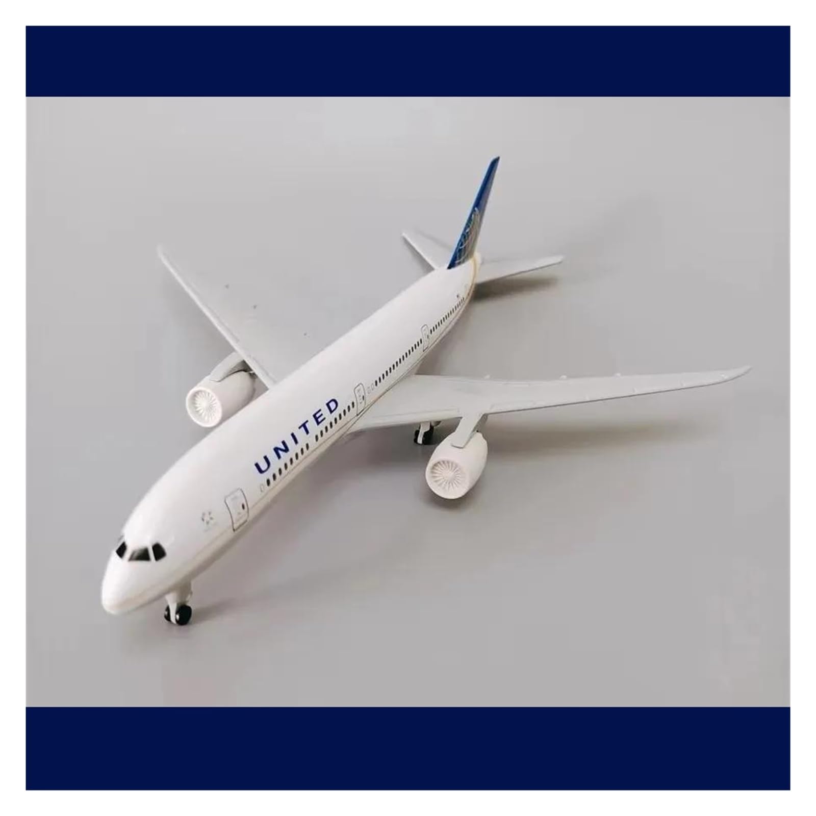20 Centimetri per United B787 Modello di Aereo Boeing 787 Replica Mini Metallo Hobby Giocattoli Statico Ornamento Hobby Playgame Kit