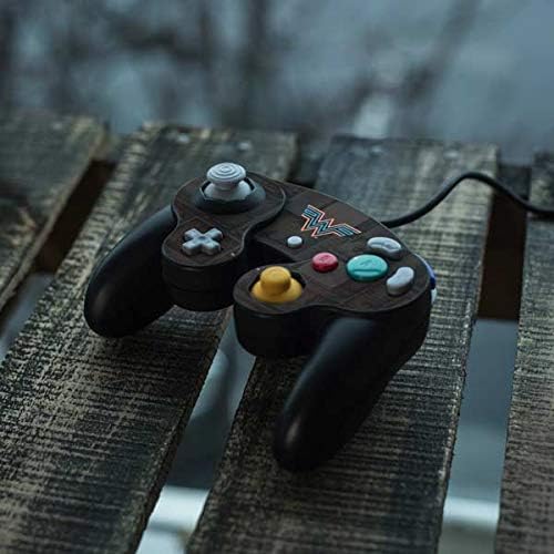 Skinit Decal Gaming Skin Compatible with Nintendo Gamecube Controller - Officially Licensed Warner Bros Wonder Woman Neon Design