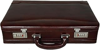 richsign leather accessories 18 Inch Expandable Men's Leather Briefcases Office Bags-picture-51