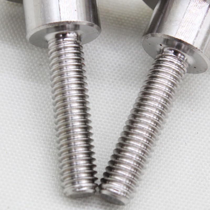 2PCS Thumb Screw Big Flat Head Bolt DIN464 Knurled Steps Screws Stainless Steel M3 M4 - (Thread Diameter: M4x16mm)