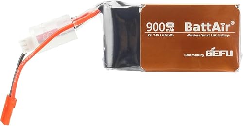 Miniatura 2 de ISDT 7.4 V Smart Lipo Battery 2S 900 mAh 30C BattAir RC Car Battery with XT-60 Plug Hobby Batteries with Lipo Bag for RC Aeroplane Helicopter