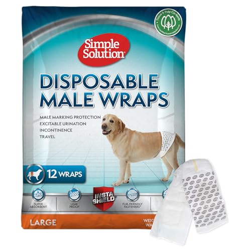 simple solution 11539-12p Einweg Windel für Rüden large mit Feuchtigkeitsanzeiger 12er Pack simple solution 11539-12p Einweg Windel für Rüden large mit Feuchtigkeitsanzeiger 12er Pack