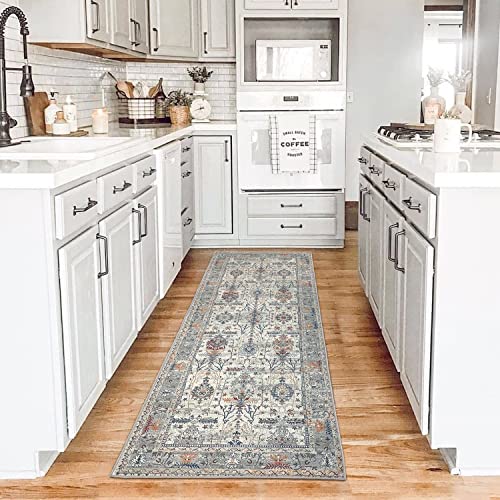KOZYFLY Boho Rug Runners for Hallways 6 Feet Non Slip Hallway Mats with Rubber Backing Long Kitchen Runner Rug Non Skid Washable Long Carpet Runner for Hallway Ruggables 2x6