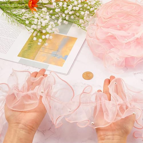Mousseline plissée romantique pour création de robe - 4