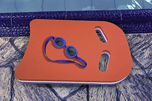 STRPRETTY BASIC MUSB Safty Swimming Training Aid Kickboard - U Design Swim Pool Float Floating Buoy Hand Board (17\"x12\") Red