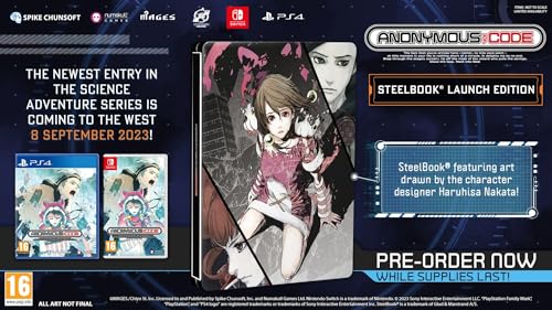 Jeu vidéo Chiyomaru Shikura ANONYMOUS CODE SteelBook Launch Edition Nintendo Switch 1 joueur - vue 4