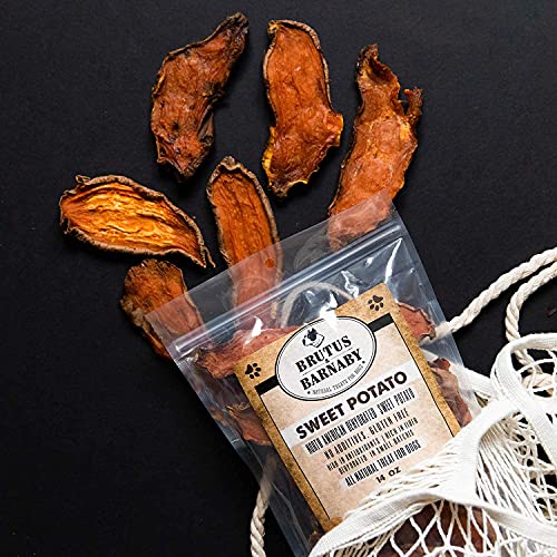 Brutus & Barnaby Sweet Potato Treats (14Oz) + Bully Sticks For Dogs (12-Count) #TOP3