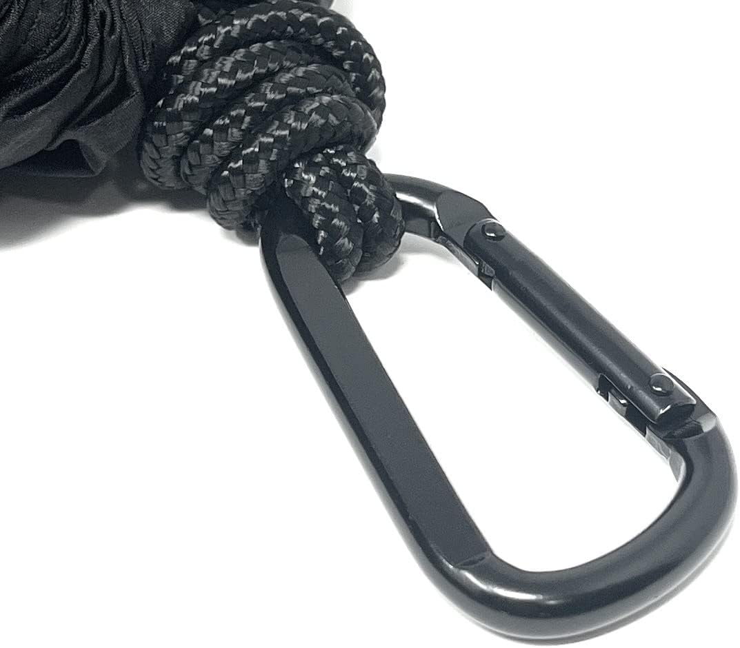 Hammock Dave | Two Person Lightweight Camping Hammock | Mosquito Net Hammock | Camping Hammock | Portable Hammock | Integrated Carry Sack | Black Hammock