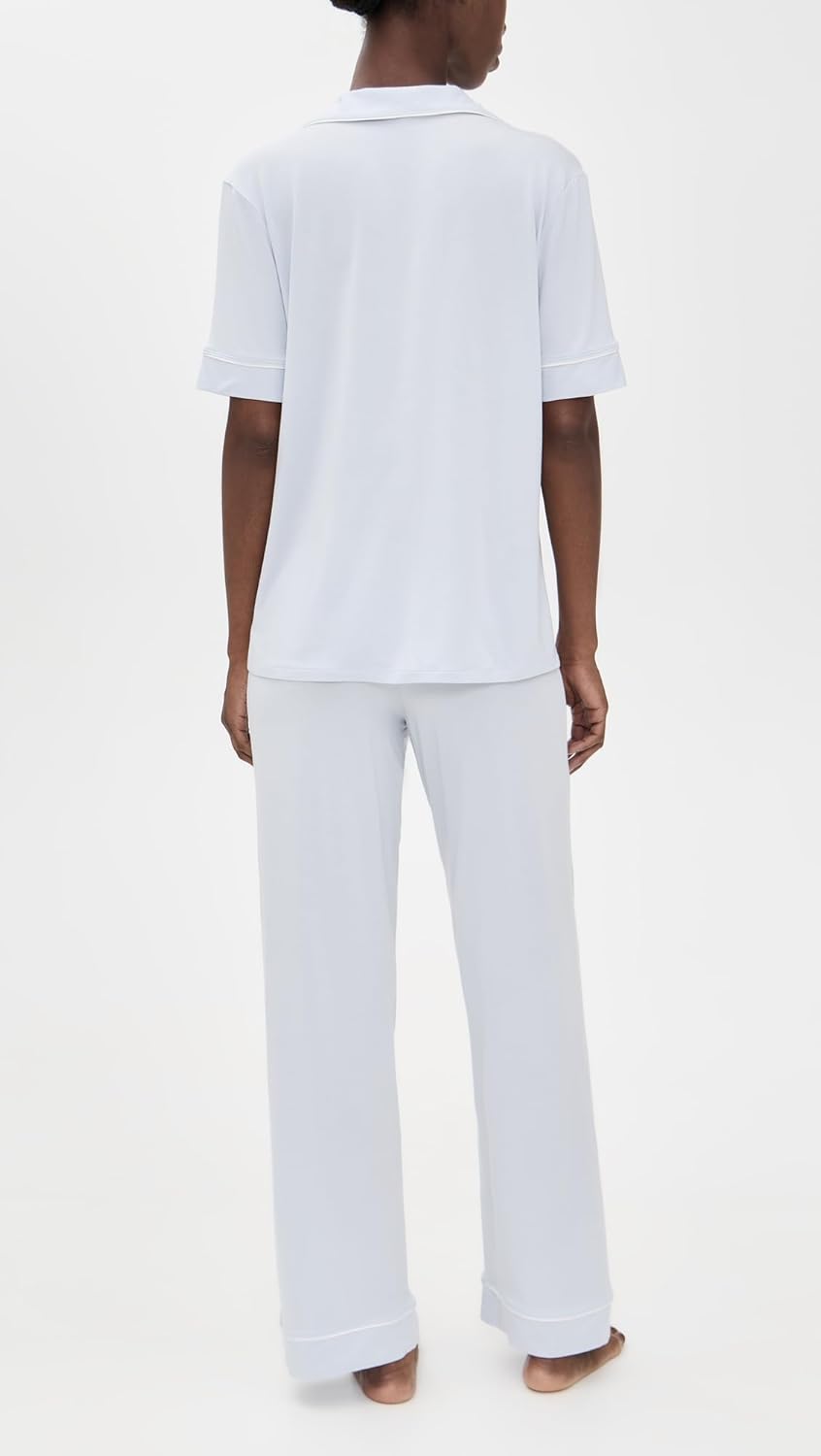 Eberjey Gisele Short Sleeve Pant PJ Set - Image 3