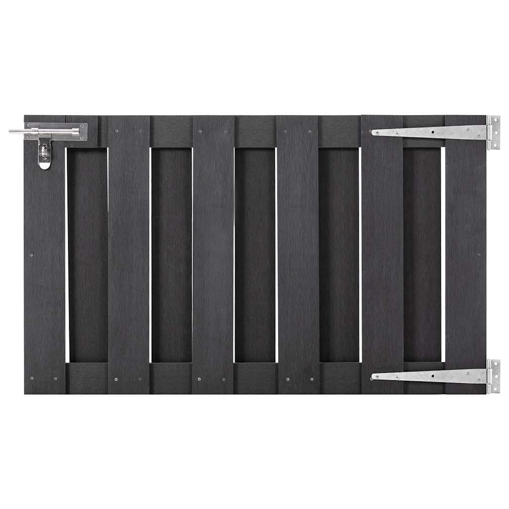 Willood Gartentor WPC 100 x 60 cm Grau