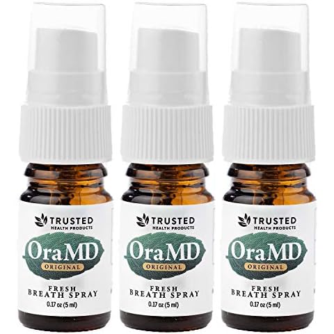 OraMD Fresh Breath Spray for Gum Health - 3-Pack, Bad Breath Treatment, Periodontal Disease Therapy, Fights Oral Pathogens, Reduces Gum Pockets & Plaque Build-Up Cover