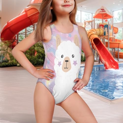 Image of Girls One Piece Swimsuits Size 5-14 Kawaii Gymnastics Leotard for Beach Vacations